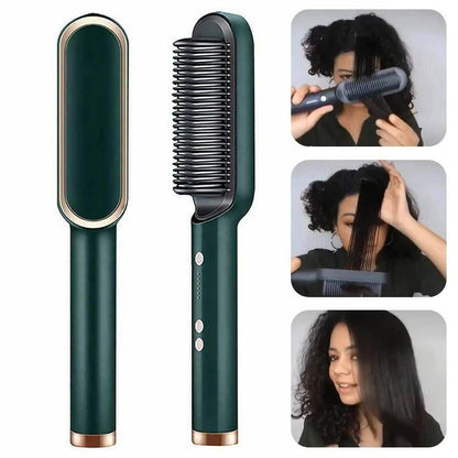 Cepillo Alisador 3 en 1 Profesional | Cabello Liso y Sin Frizz en Minutos