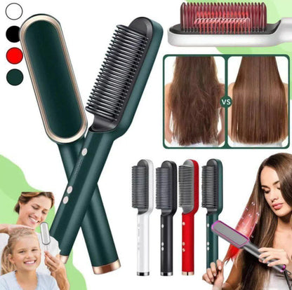 Cepillo Alisador 3 en 1 Profesional | Cabello Liso y Sin Frizz en Minutos