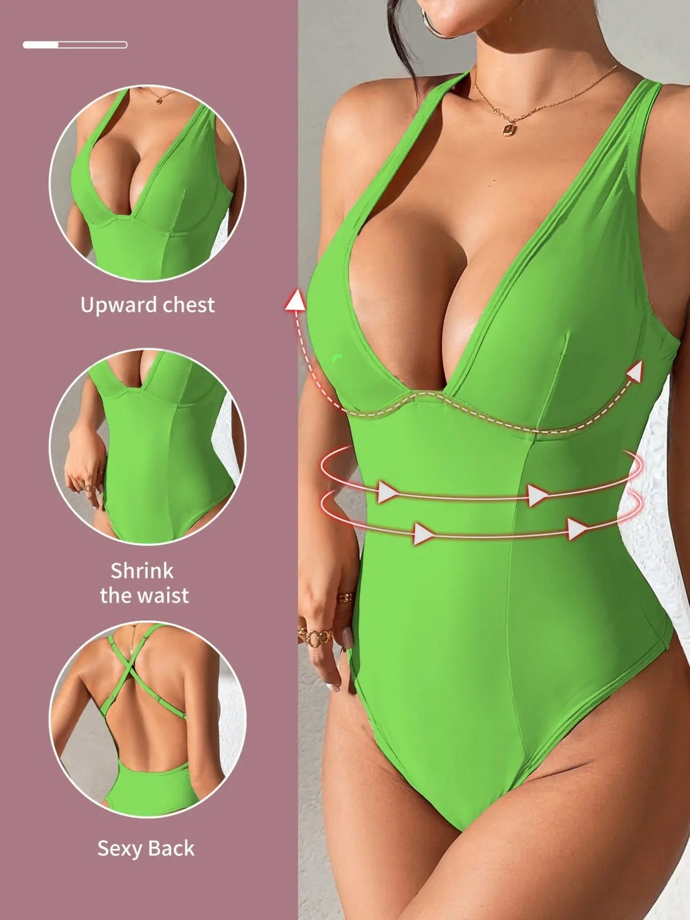 Body Moldeador Levanta Glúteos y Control Abdomen
