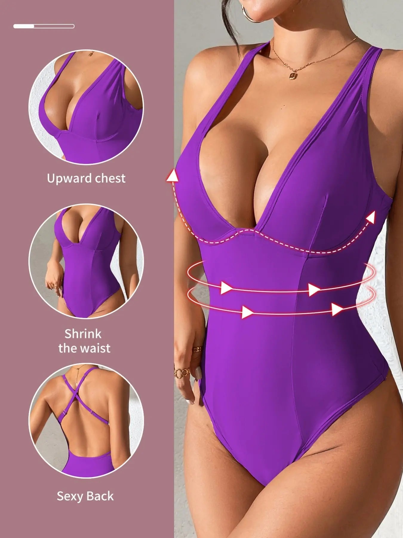 Body Moldeador Levanta Glúteos y Control Abdomen